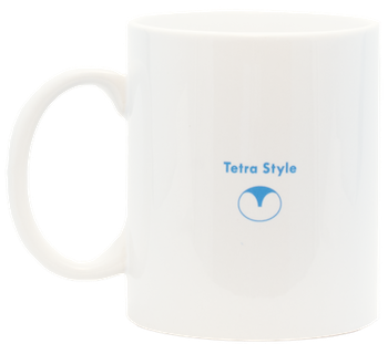 Tetra Style カイとスイのひょっこりマグカップ（スイ／背面）