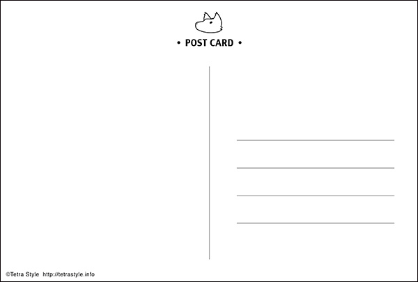 Tetra Style ポストカード